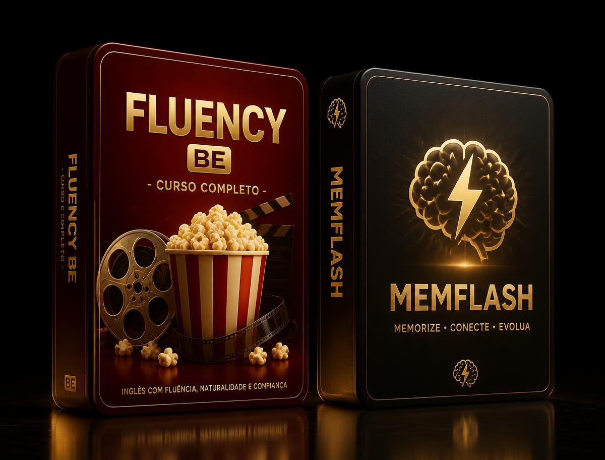 Caixa do Curso Fluency Be + Memflash